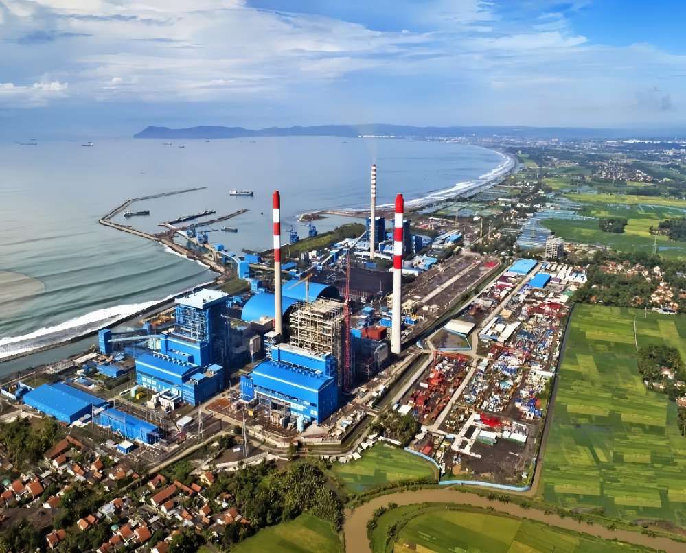 Proyek Perluasan Unit 1×1000 MW Pembangkit Listrik Tenaga Batubara Cilacap Fase III di Indonesia menggunakan pompa air laut mentah (Model: IHGB250-315) dari perusahaan kami.